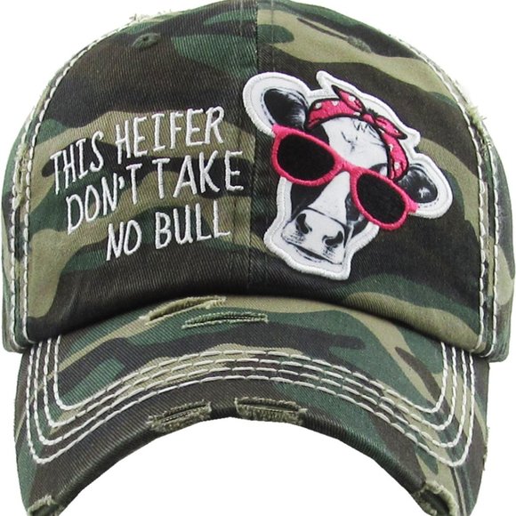 This HEIFER don’t take no bull baseball cap - Picture 5 of 7